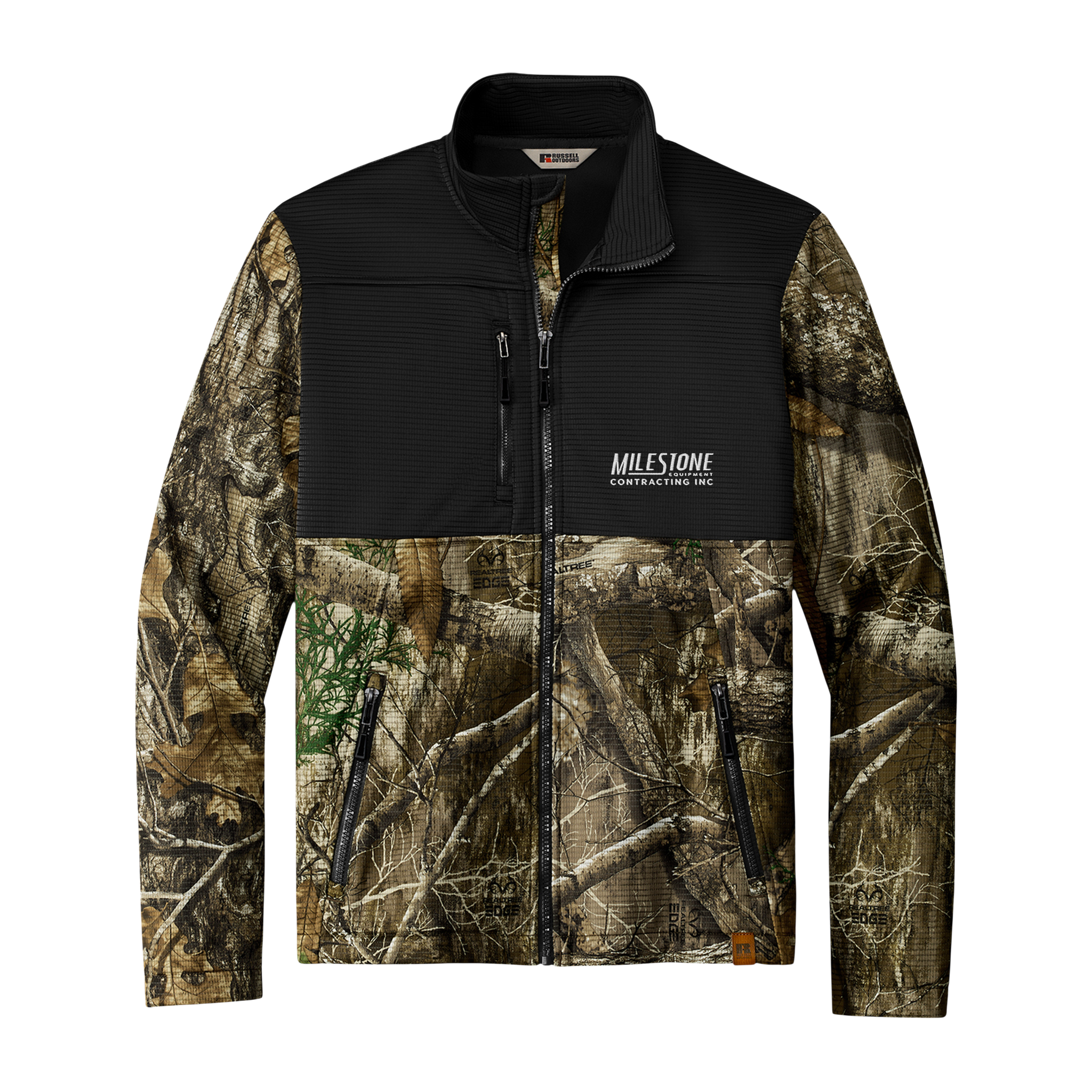 Milestone Logo Unisex Realtree® Atlas Colorblock Soft Shell Jacket ...