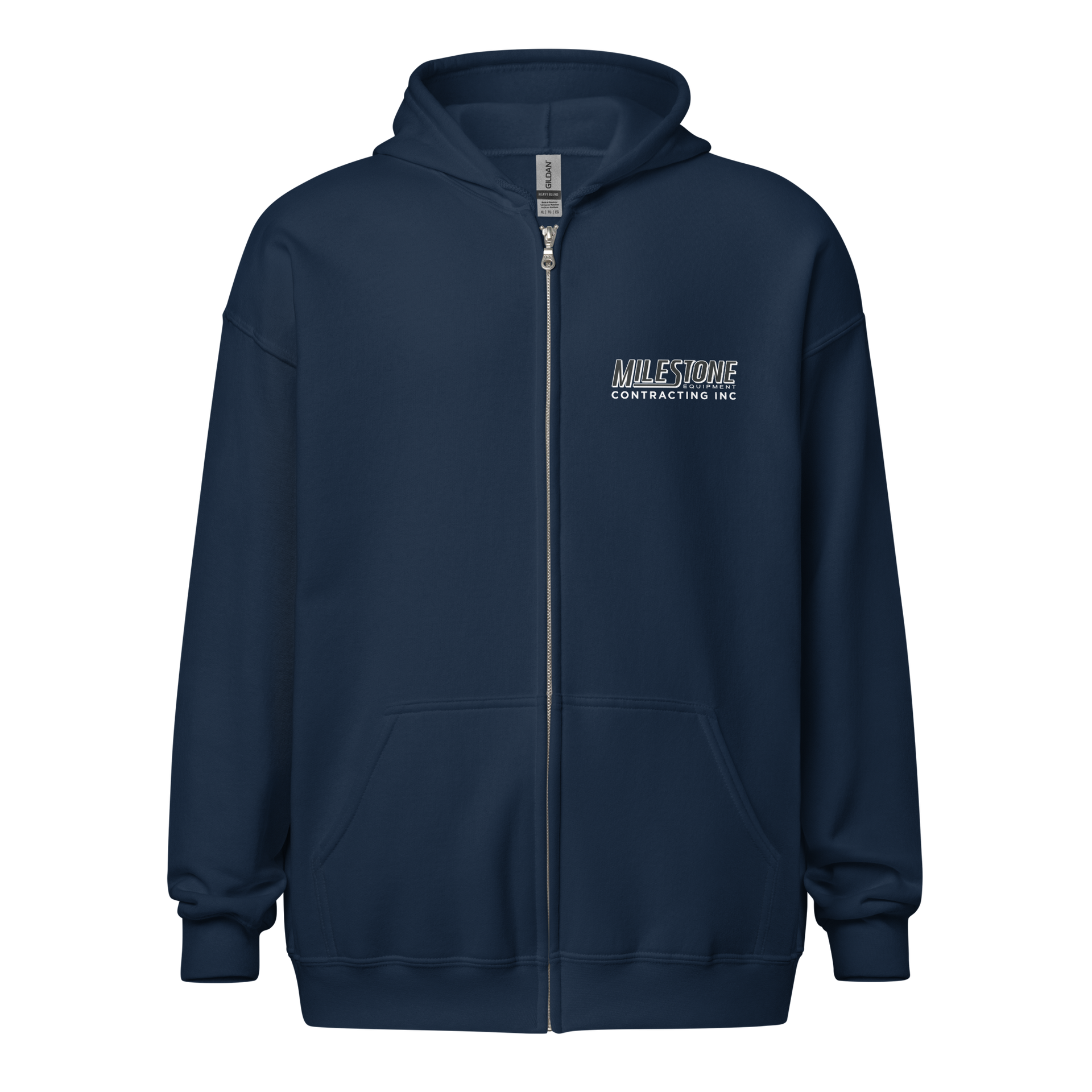 Milestone Dual Logo Unisex heavy blend zip hoodie – Shop Milestone